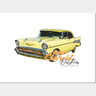 1957 Chevrolet Bel Air 4 door Hardtop Posters and Art